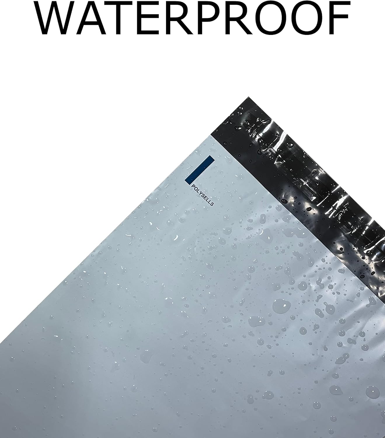 POLYSELLS Poly Mailers Shipping Envelopes, Strong Adhesive Sealing, Waterproof, and Tear-resistant Postal Mailing Bags. Mailer Bags for clothing, books, and accessories. (White, 12x15.5 Inch, 100 pc) : Office Products