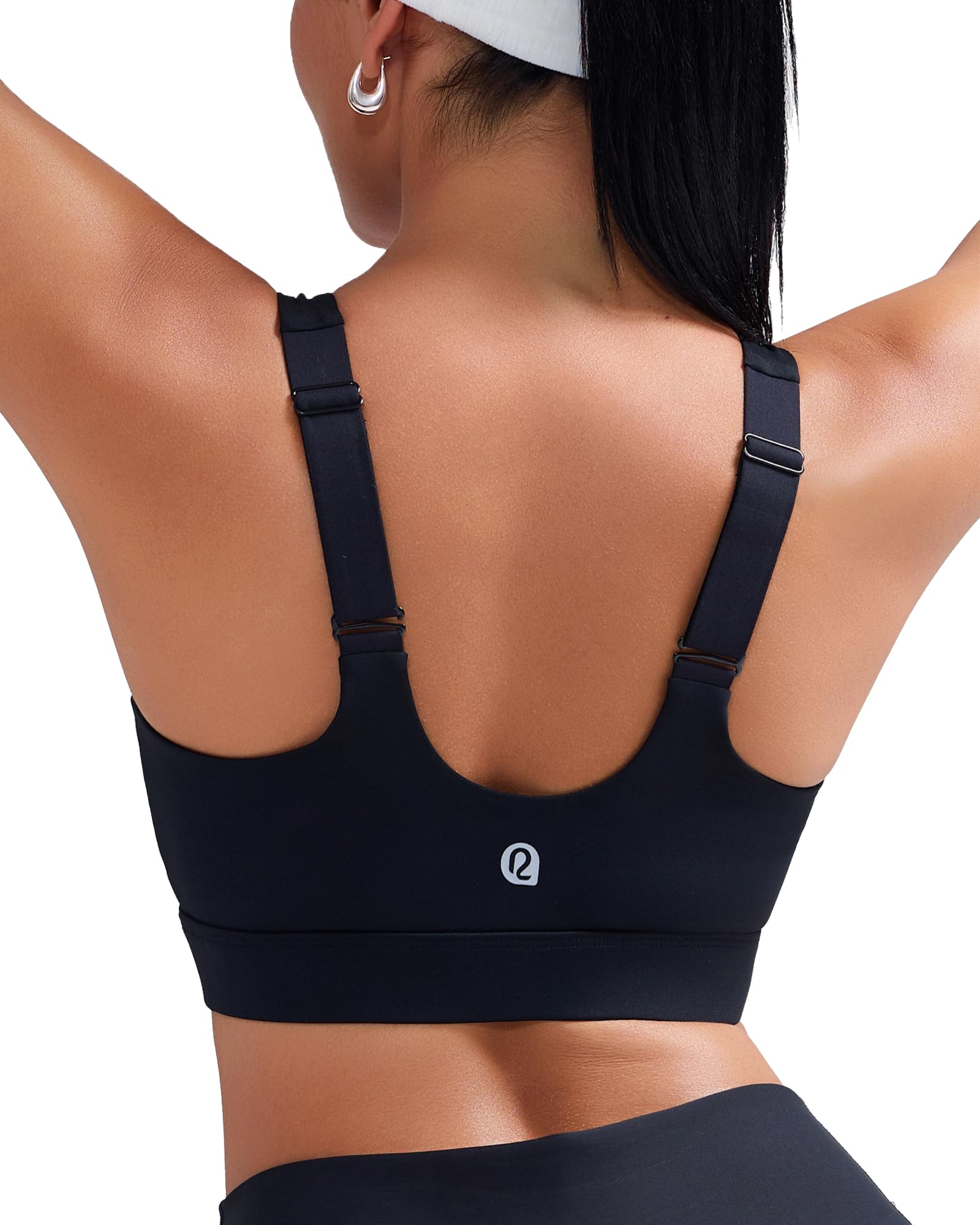 RUNNING GIRL Adjustable Straps High Impact Sports Bra