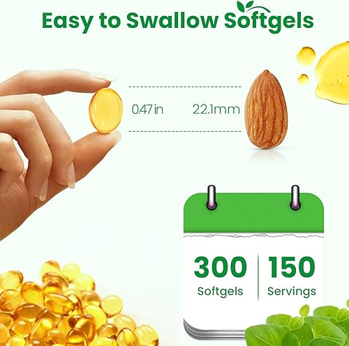 Miniatura 7 de Aceite de orégano con aceite de semilla negra, 300 cápsulas blandas Potente sinergia 2 en 1 para apoyo inmunológico Carvacrol y timoquinona