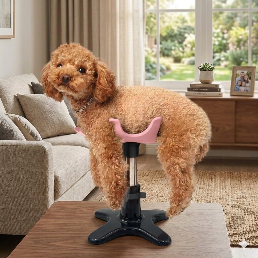 Supporto per la toelettatura multifunzionale animali domestici Rack ausiliario sicuro mani il bagno l asciugatura cura delle unghie e stabile regolabile uso domestico professionale