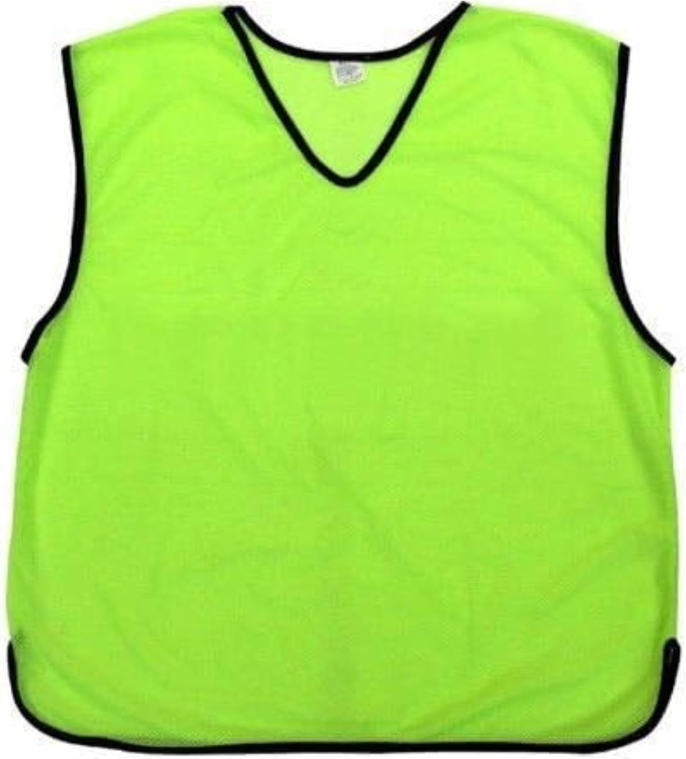 Pack of 10 x FOOTBALL NET BALL RUGBY HOCKEY CRICKET MESH TRAINING SPORTS BIBS Junior Sizes (Yellow)