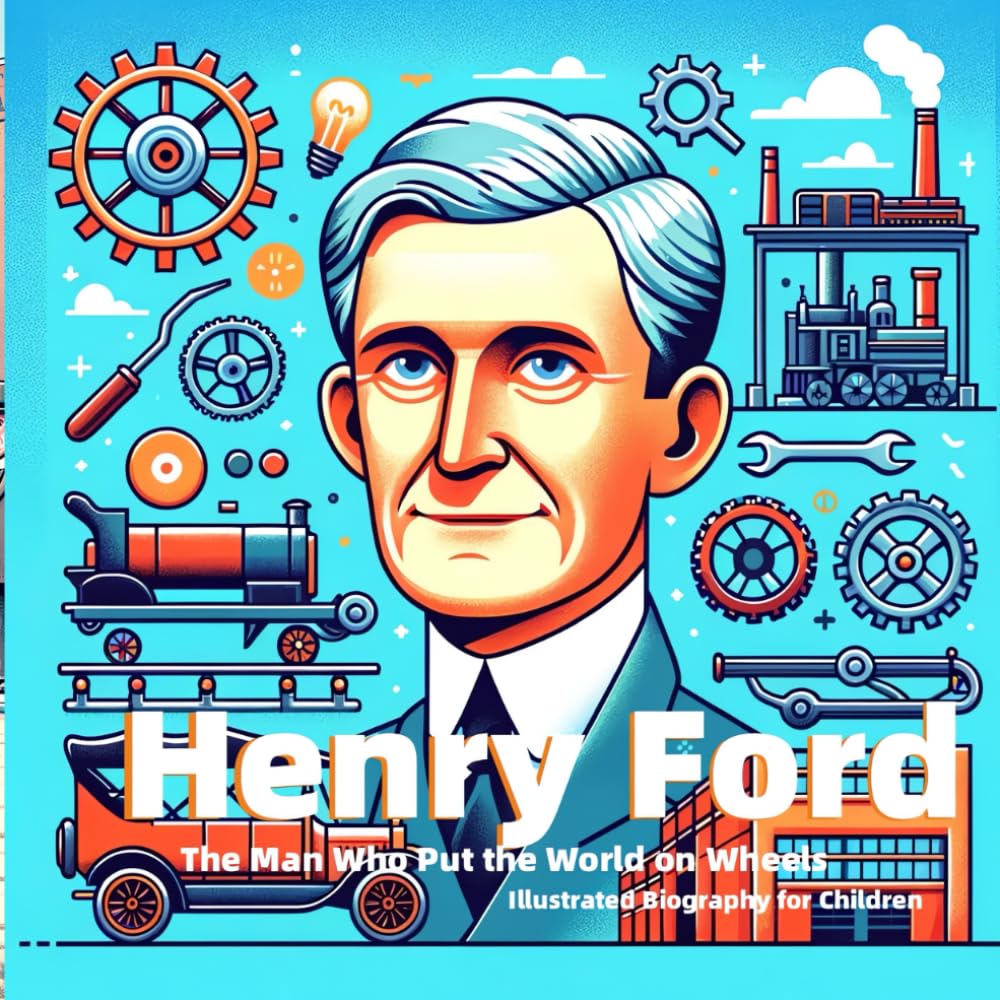 Henry Ford: Illustrated Biography for Children: The Man Who Put the World on Wheels (Illustrated Biographies for Children)
