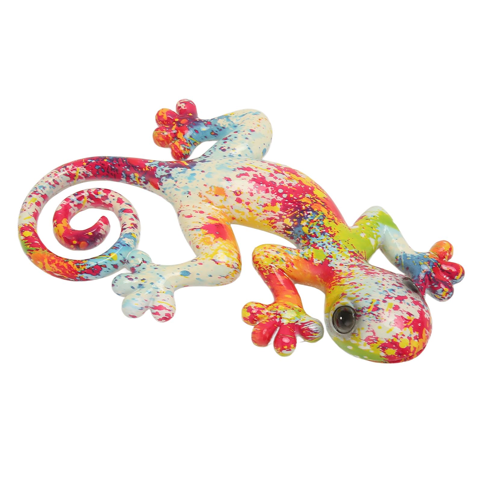 Gvblkq Décoration murale Gecko en métal, sculpture murale Gecko en métal, décoration extérieure, sculpture suspendue Gvblkq Décoration murale Gecko en métal, sculpture murale Gecko en métal, décoration extérieure, sculpture suspendue