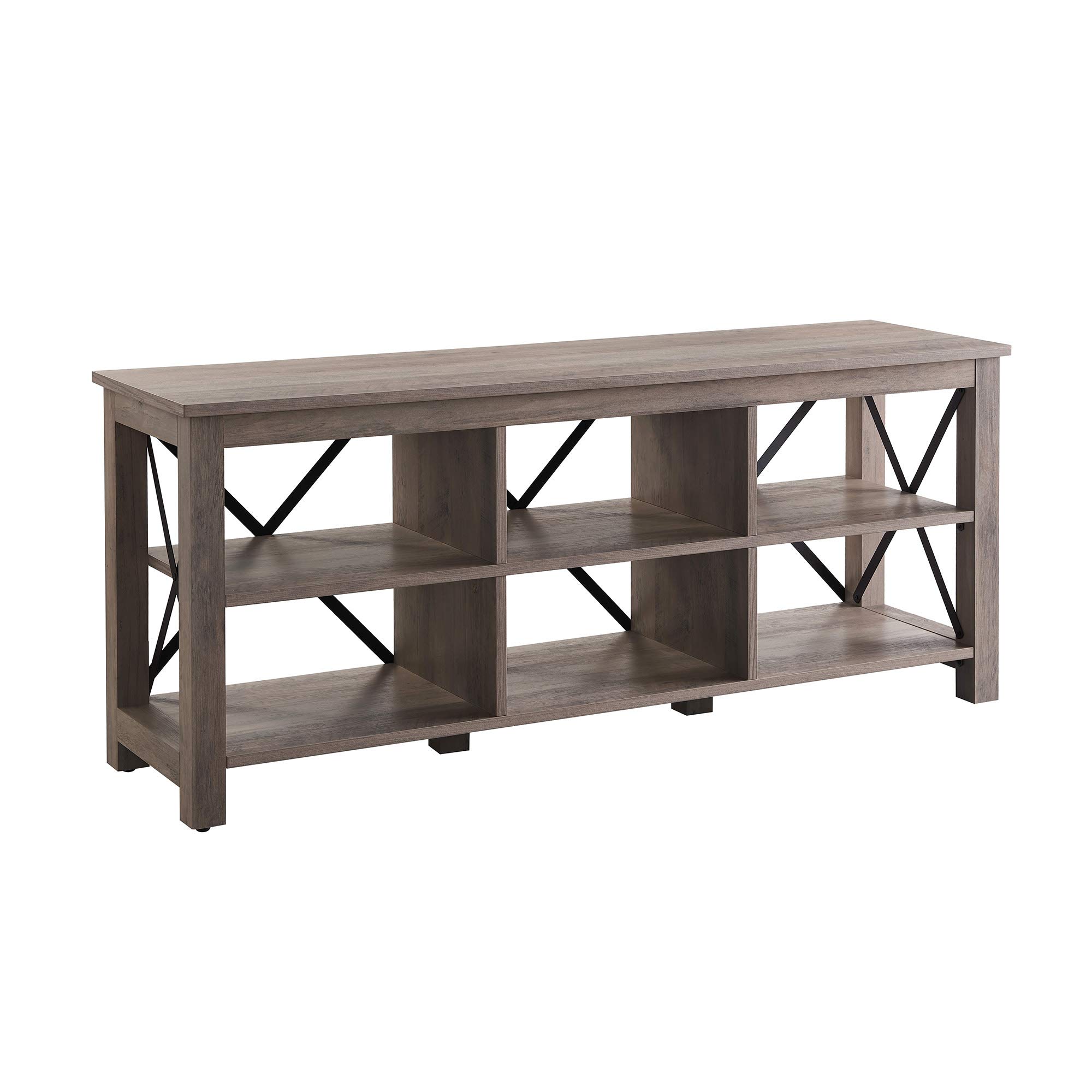 Henn&Hart Rectangular TV Stand for TV's up to 65