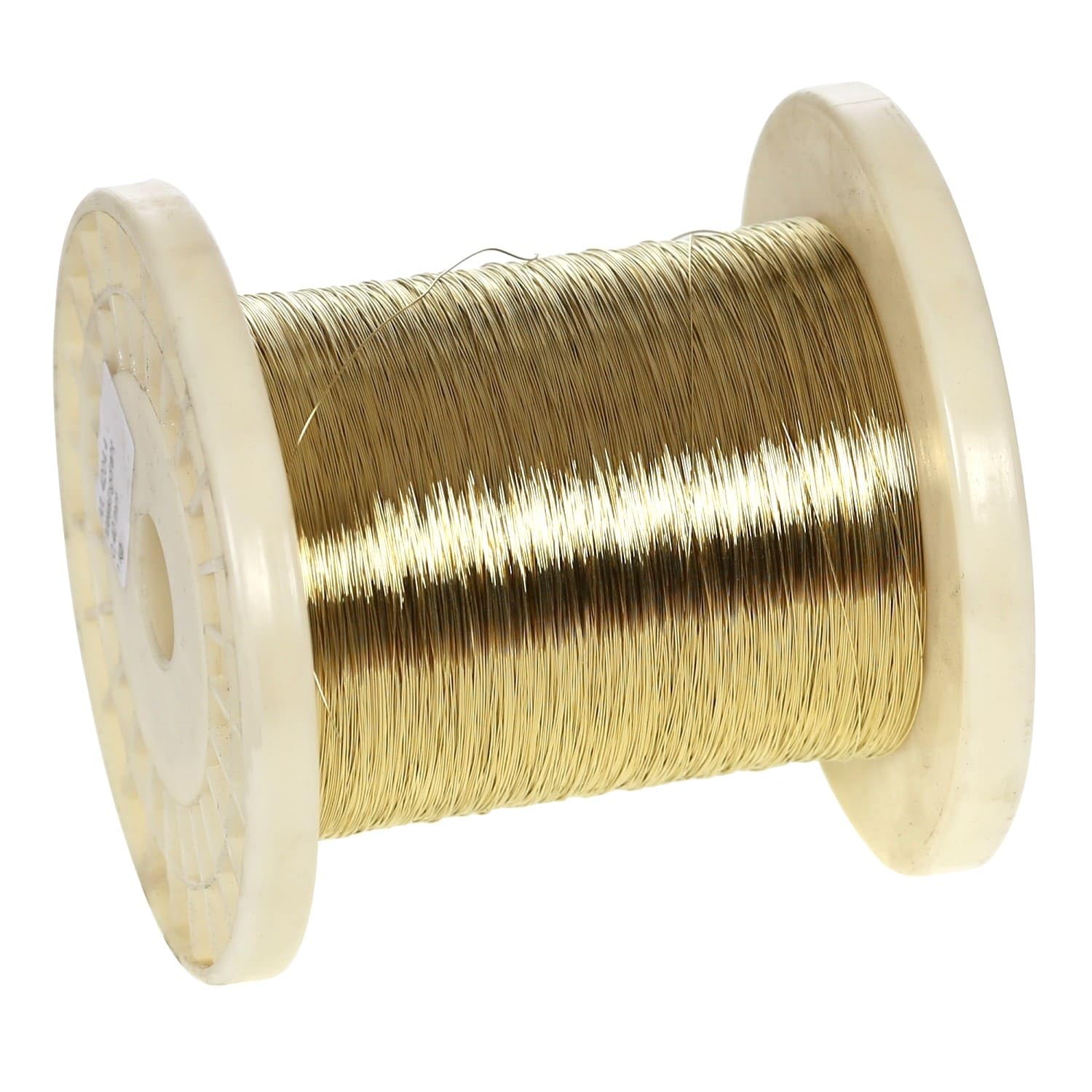 bütic latón Alambre – 1 kg Bobina de Alambre – Varios Diámetro, tamaño: diámetro 0.25 mm – Aprox. 2400 m