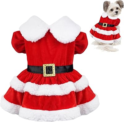 white christmas dresses Parisian Pet