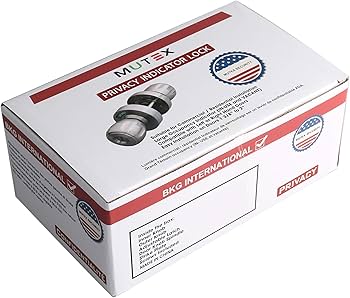 Amazon | プライバシー ドアノブとロック 大きなインジケーター付き