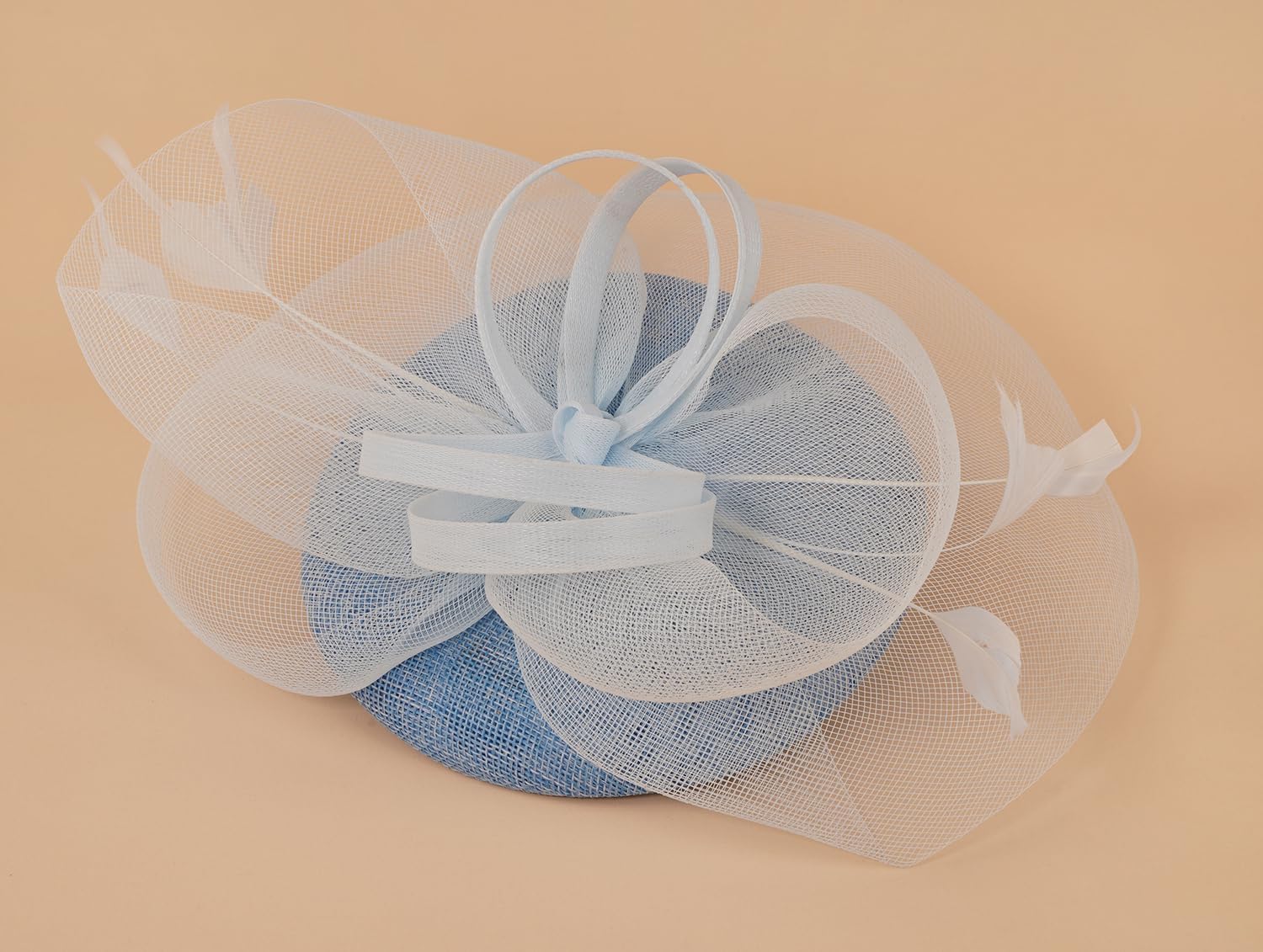 Cizoe Women's Kentucky Derby Fascinators Tea Party Hat Mesh Floral Feather Hair Clip Fascinator Headwear for Wedding Cocktail - Image 4