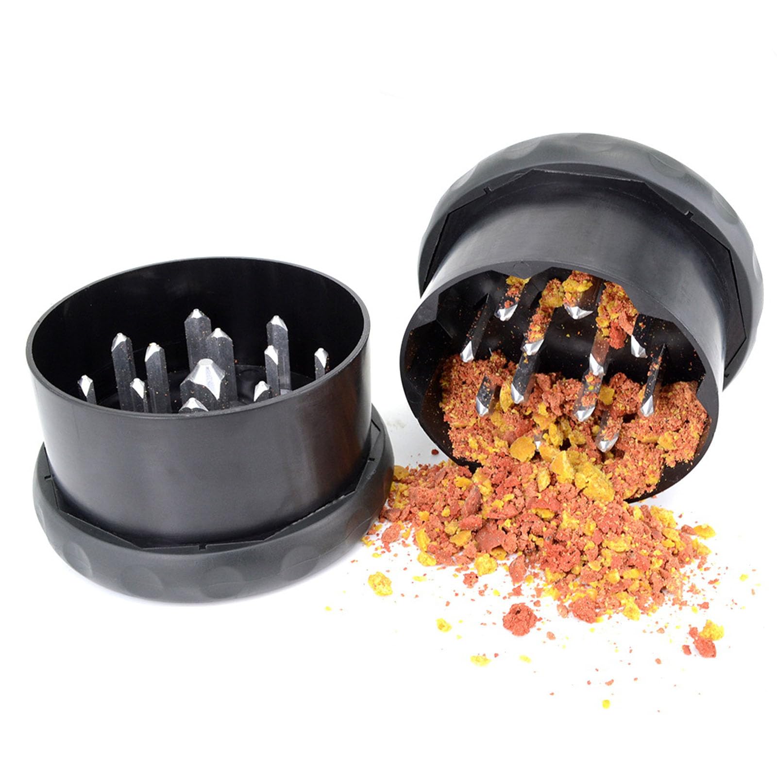 Boîte de fabrication d'appâts pour carpe - Broyeur de leurres - Pour la pêche à la carpe - Boîte de fabrication de bouillettes - Pellets - Broyeur - Outil de meulage