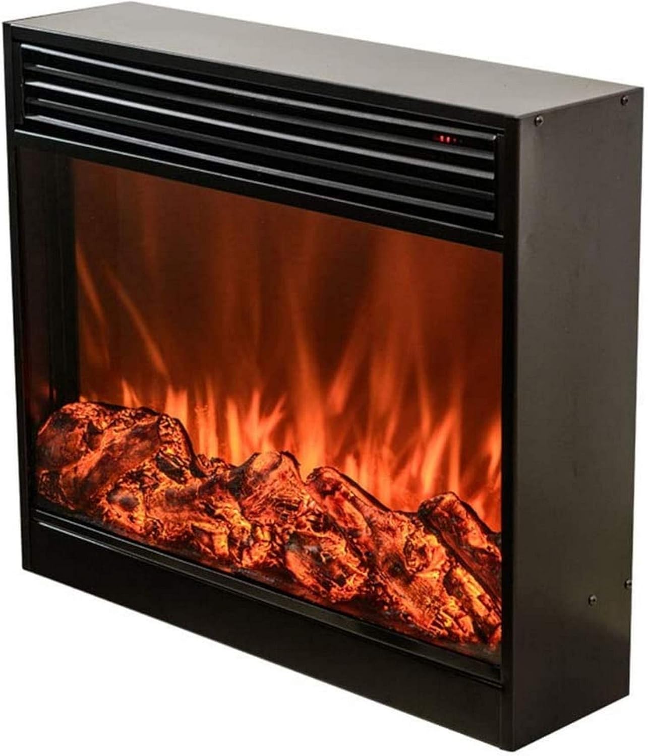 Heater Electric Fireplace - Realistic Flame Effect Furnace - Portable Electric Stove, Flame Panoramic Design
