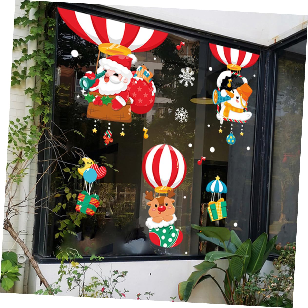 Zerodeko 3 Ensembles Autocollant Christmas Decoration Noel Stickers Mural Adhésif Mural Decoration De Noel Décoration De Noel Decor De Noel Décor Noel Fenêtre Noël Pvc 2 Pièces * 3