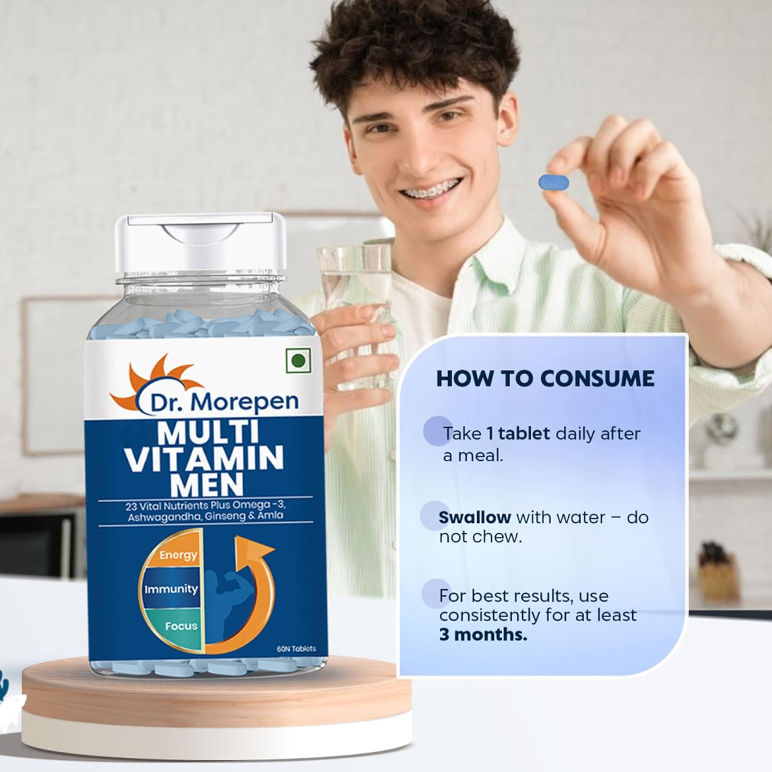 Dr. Peacock Multivitamin Male and Omega 3 Triple Strength - Softgel Dr. Peacock Multivitamin Male and Omega 3 Triple Strength - Softgel