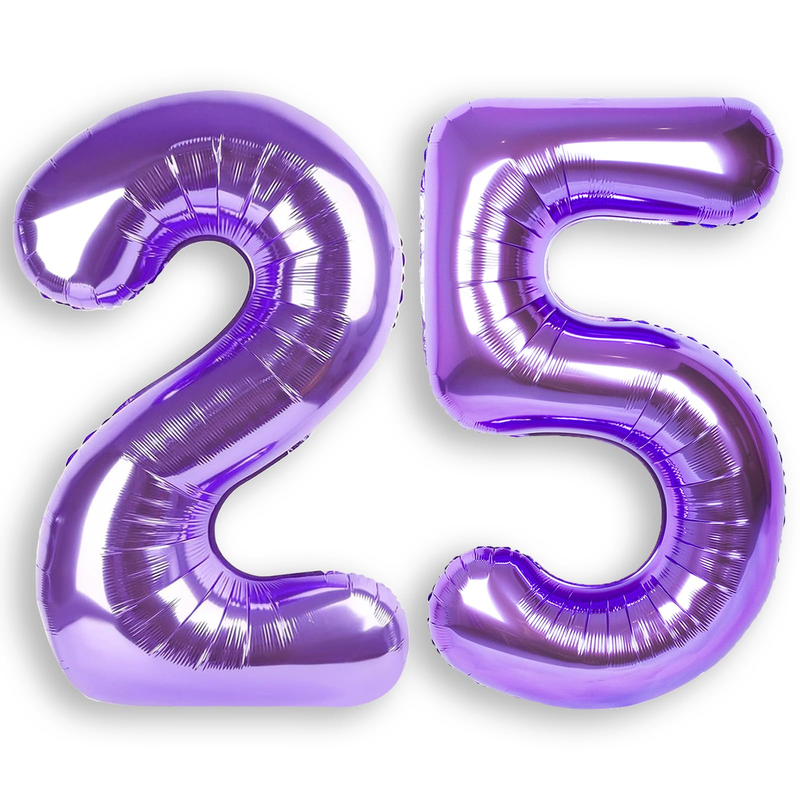 RainbowQ Party Purple Number 25 Balloon 40Inch Big 0-40 Foil Large Balloons