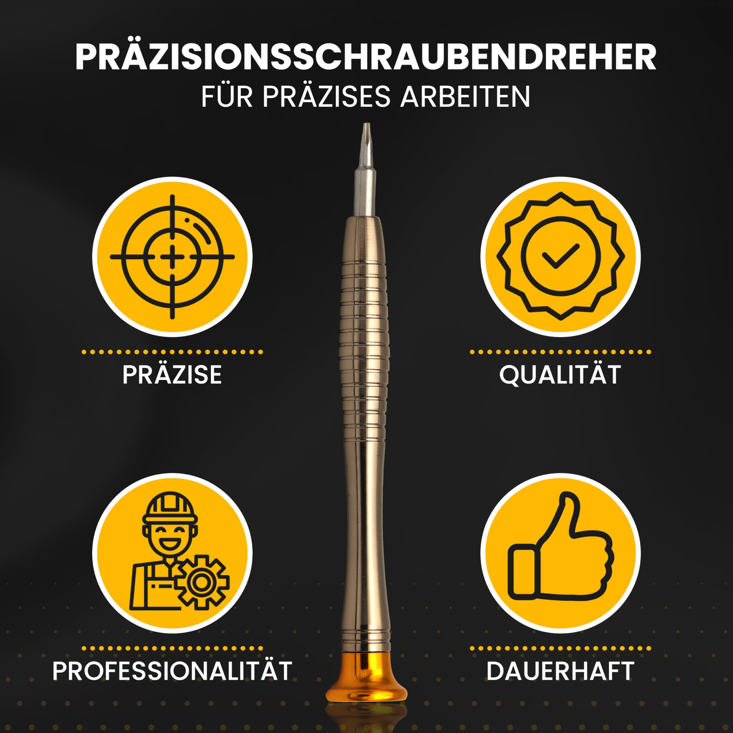 Lot de 25 mini tournevis de mécanicien de précision, kit d'outils d
