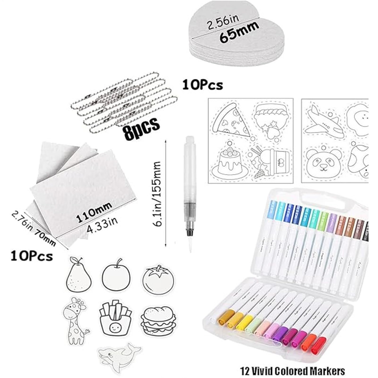 Pintura Puffy | Bolígrafo 3D Para Pintura Con Efecto Burbuja,Materiales De Arte 3D Con Esponja Para Lienzo, Muebles, Viajes, Hogar, Fiestas, Exteriores, Escuela, Niños Y Adultos