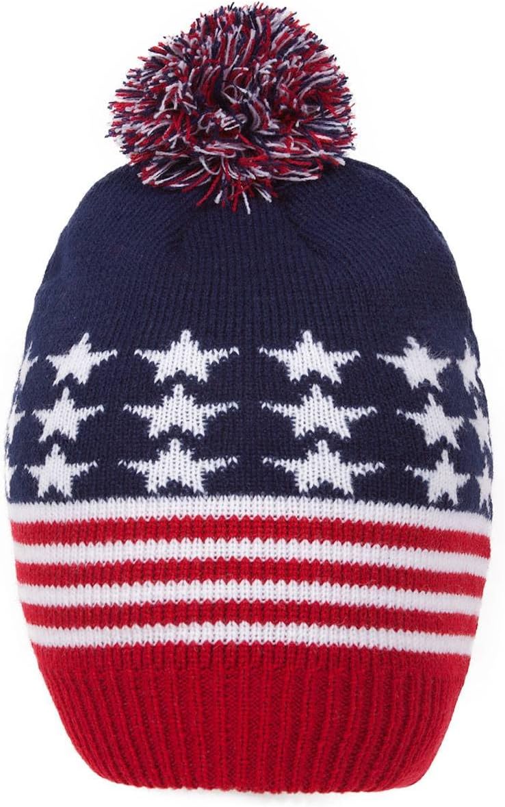 TOP HEADWEAR USA Cuffed Pom Beanie