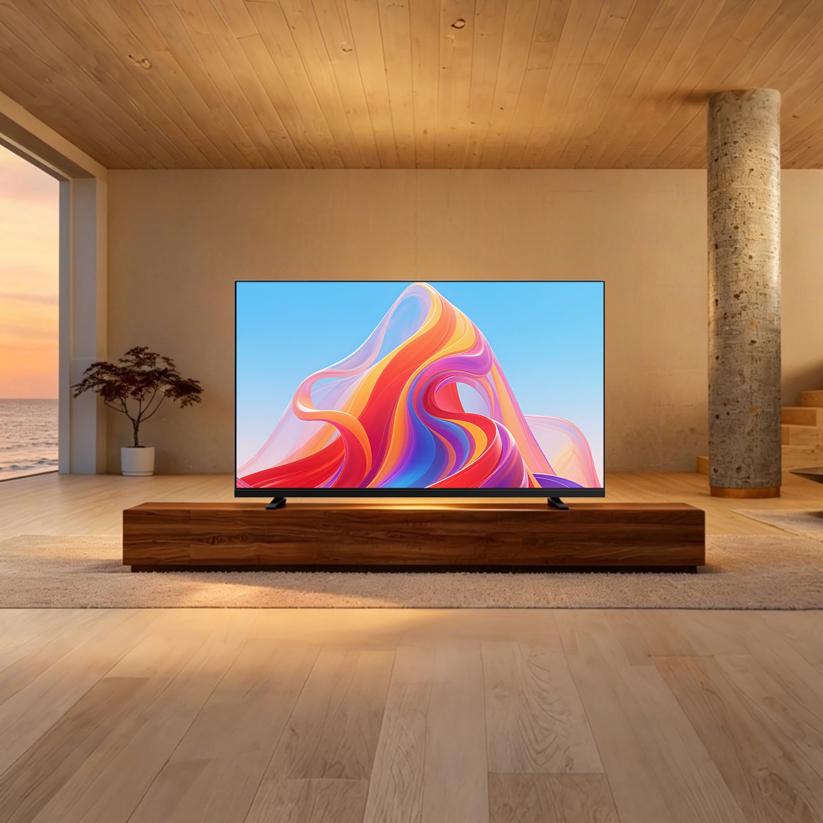 coocaa 40 Pouces (100 cm) Smart TV FHD Television LED, QLED, HDR 10 Dolby Audio Bluetooth 5,1 Tuner DVB-T/T2/C/S/S2 CI+ Low Blue Light, 1.5GB (40CTQH38Z, 2026 Nouveau Modèle)
