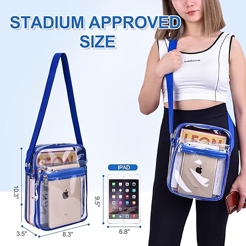 Miniatura 2 de USPECLARE Clear Purse Bag for Stadium Events Clear Messenger Bag for Men and Women