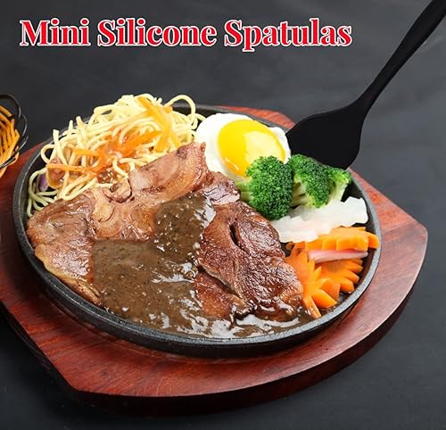 Miniatura 6 de Mini espátula de servir Brownie, espátulas de silicona para galletas, flexible, antiadherente, de silicona, para servir, resistente al calor, para