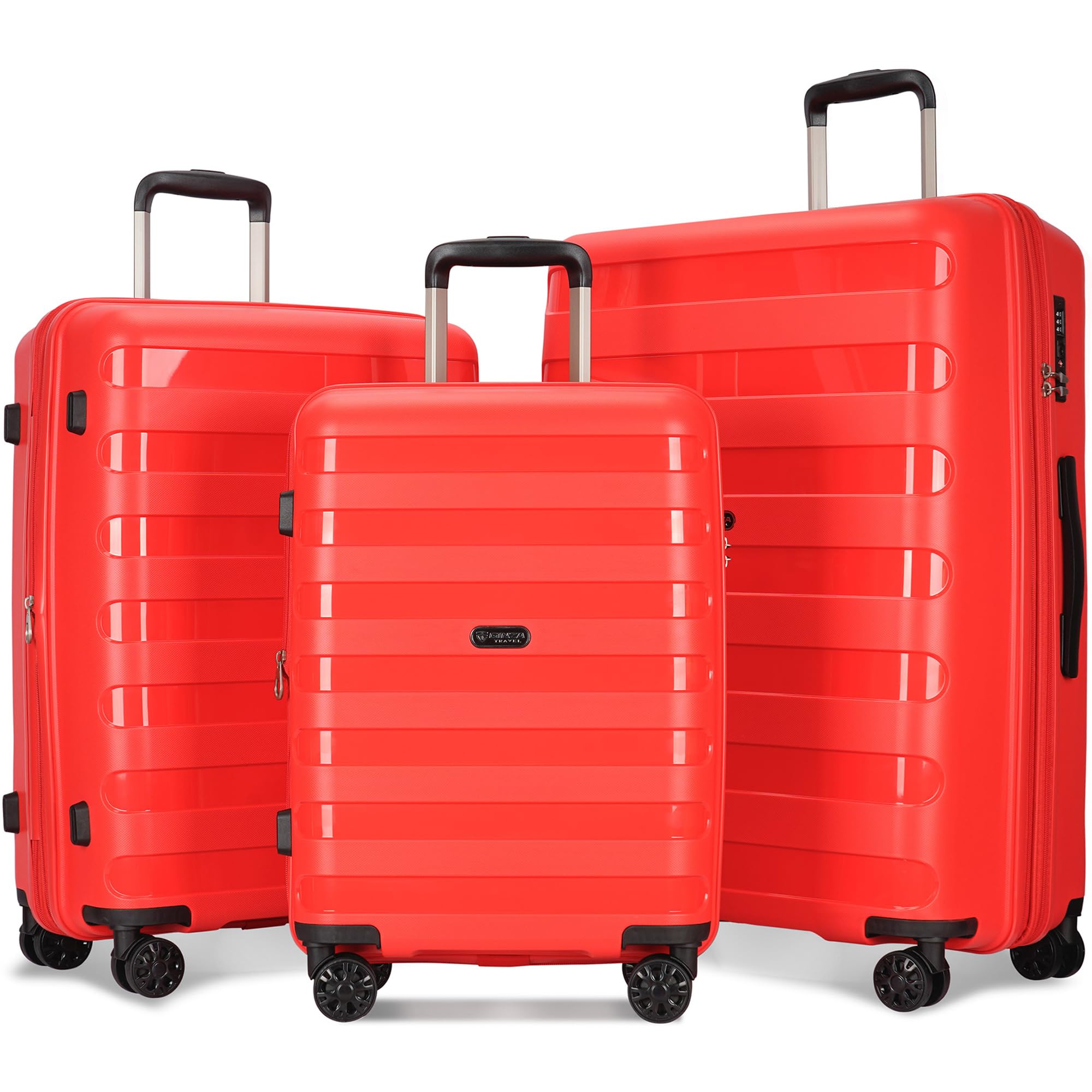 Photo 1 of Luggage with Spinner Wheels - Red