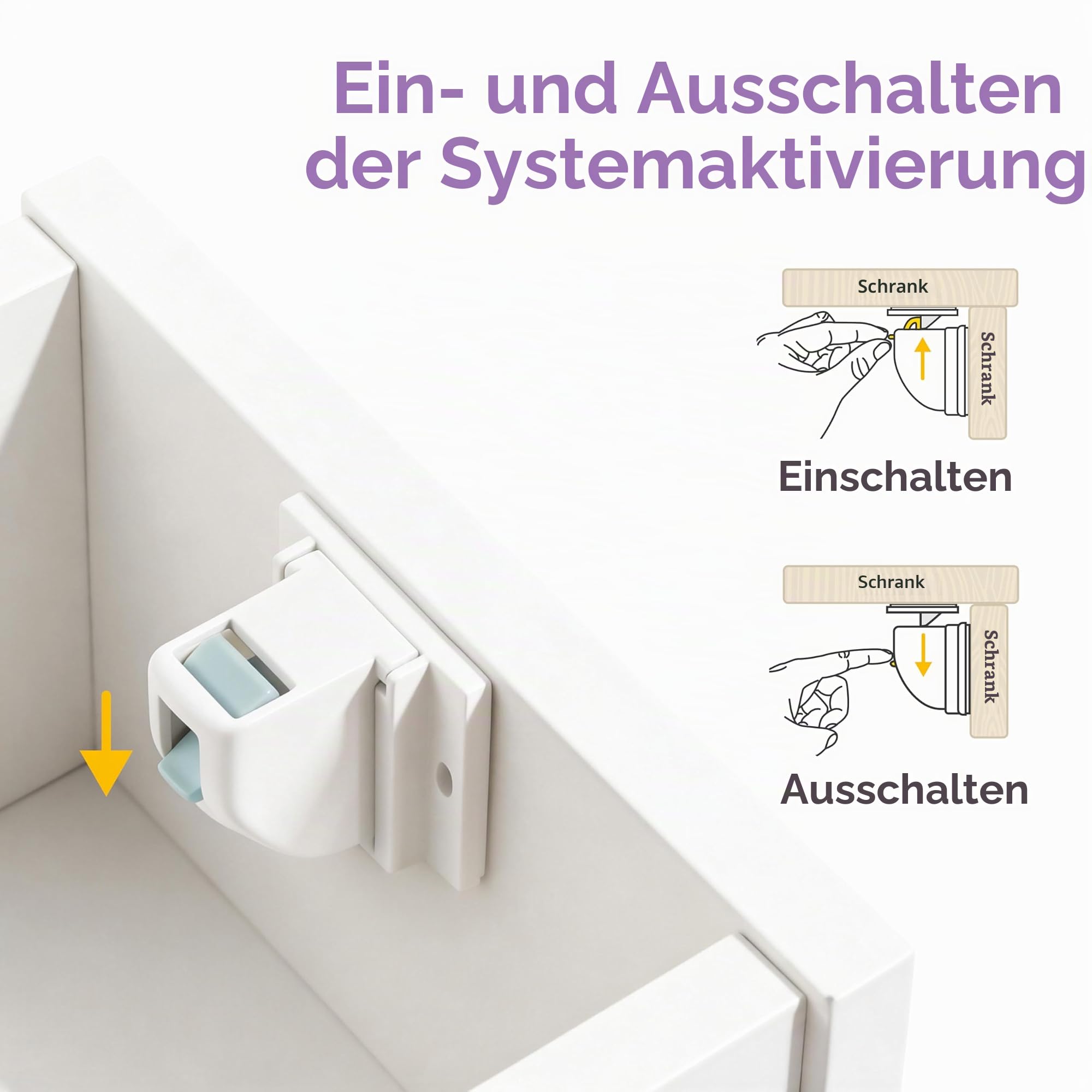 Lalalark Magnetische Kindersicherung (24 Schlösser + 4 Schlüssel), Selbstklebende Kindersicherungen, Unsichtbarer Magnetverschluss, werkzeuglose Kindersicherungen für Schränke, Schubladen und Türen