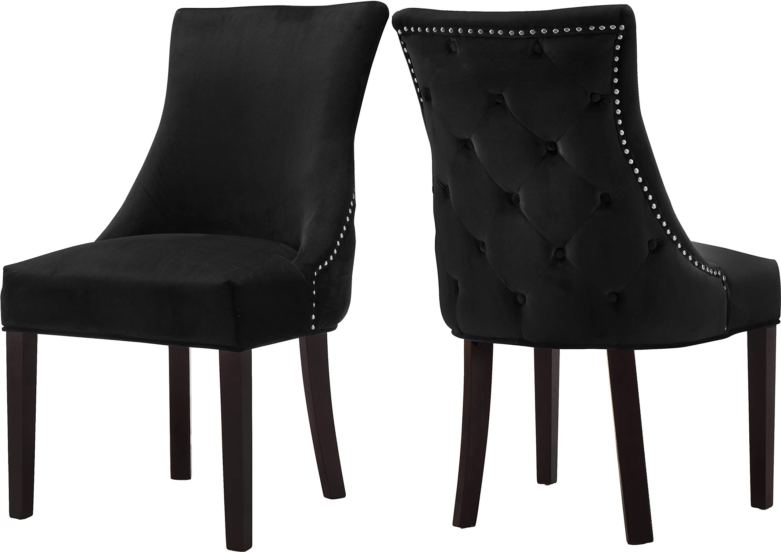 Black Tufted Dining Chairs All Chairs