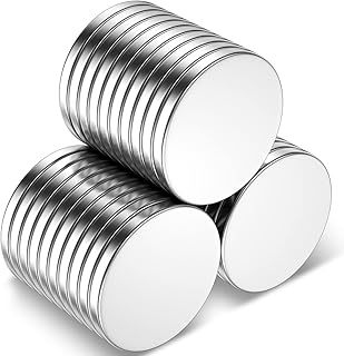 Strong Neodymium Disc Magnet,Round Rare Earth Magnets Heavy Duty,Small Magnets for Fridge, DIY, Cabinet, Scientific, Craft-0.79x0.08 inch,Pack of 30