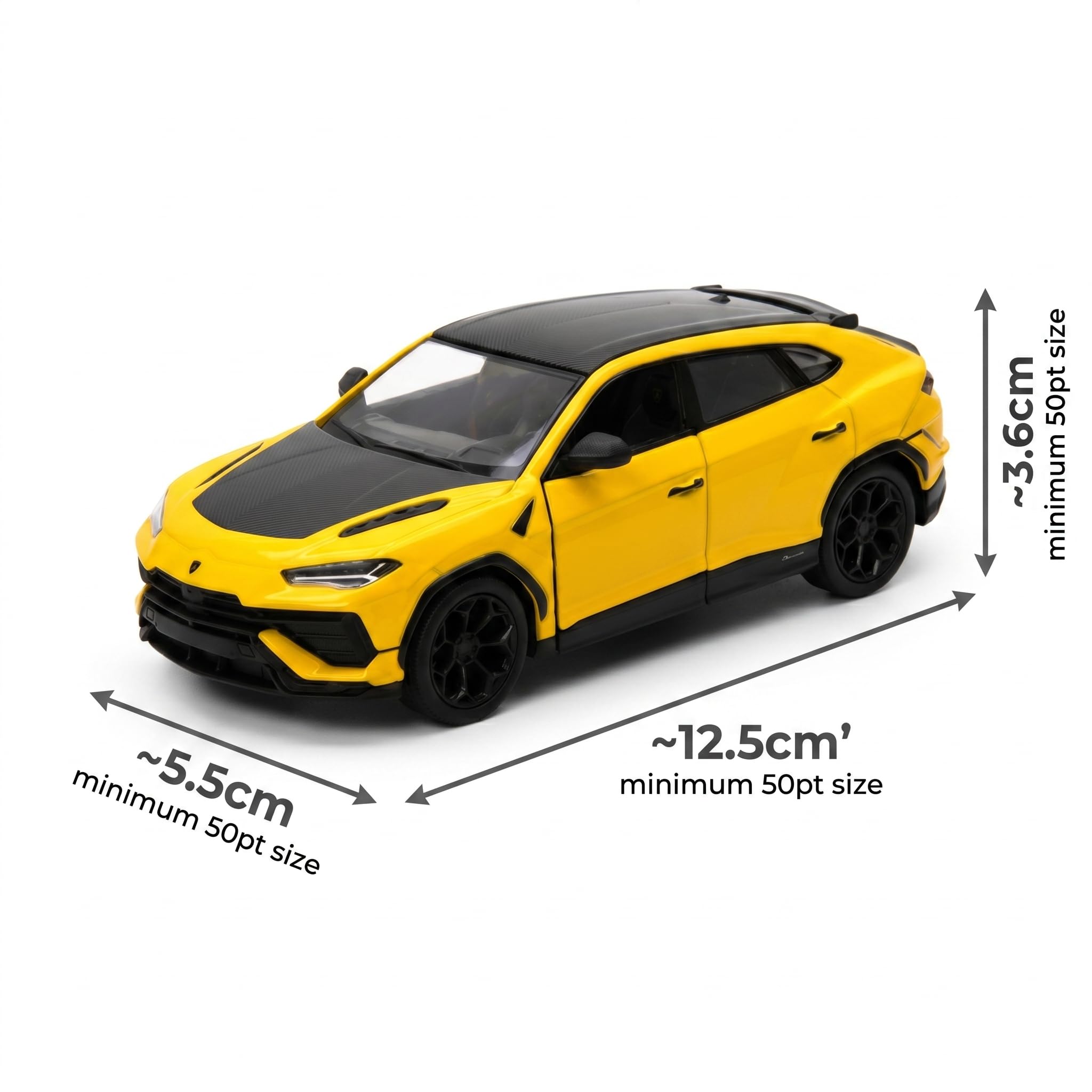 Wizplex Kinsmart Lamborghini Urus Pearl Capsule 1:36 Scale