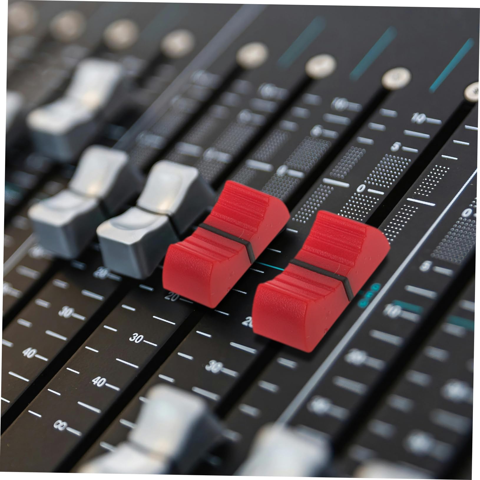 Toyvian 250pièces Caps De Remplacement Pour Glissières De Console De Mixage Accessoires De Panneau Sonore Pour Dj Et Équipement Audio