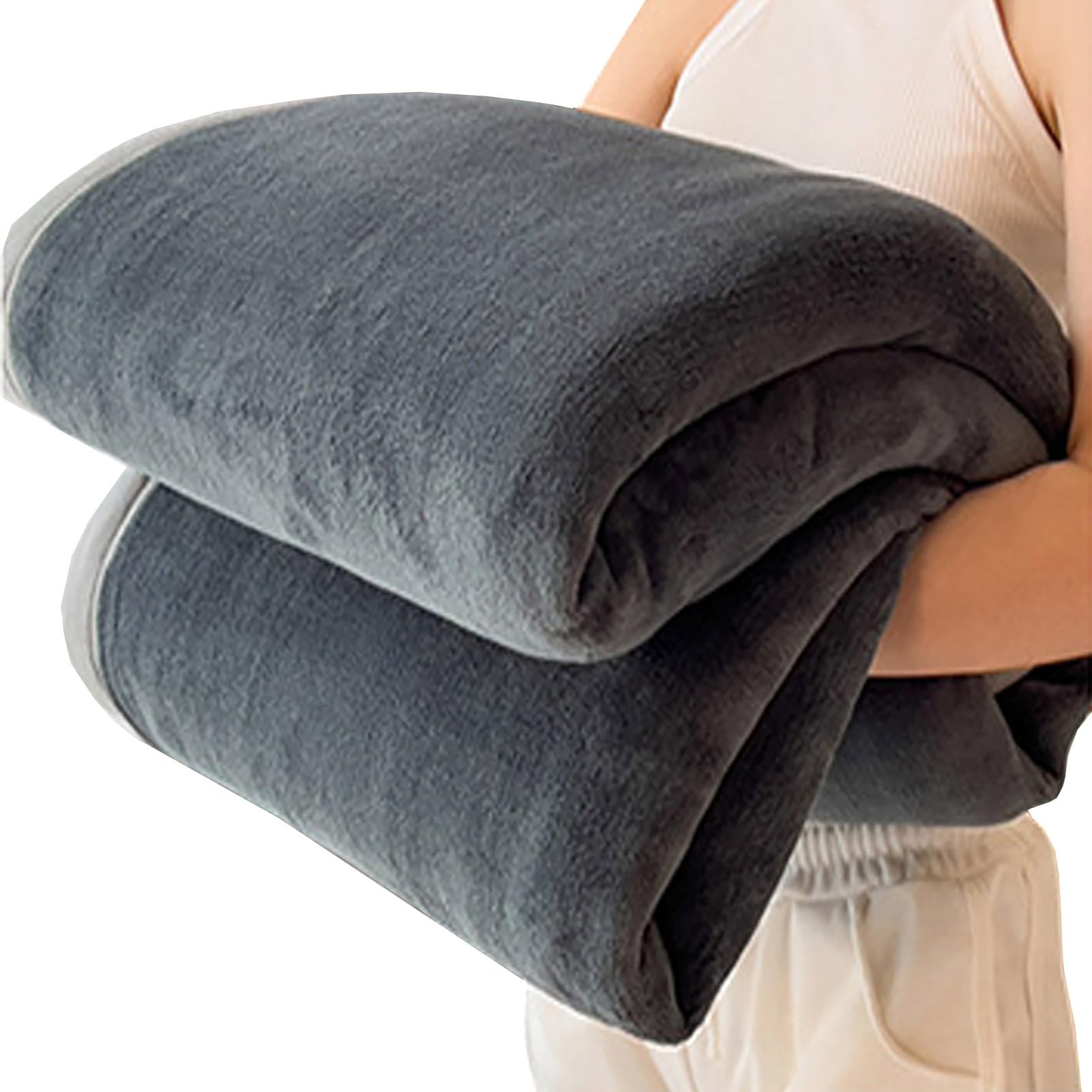 Plaid couverture polaire grand format pour éliminer la sensation de froid dans votre lit