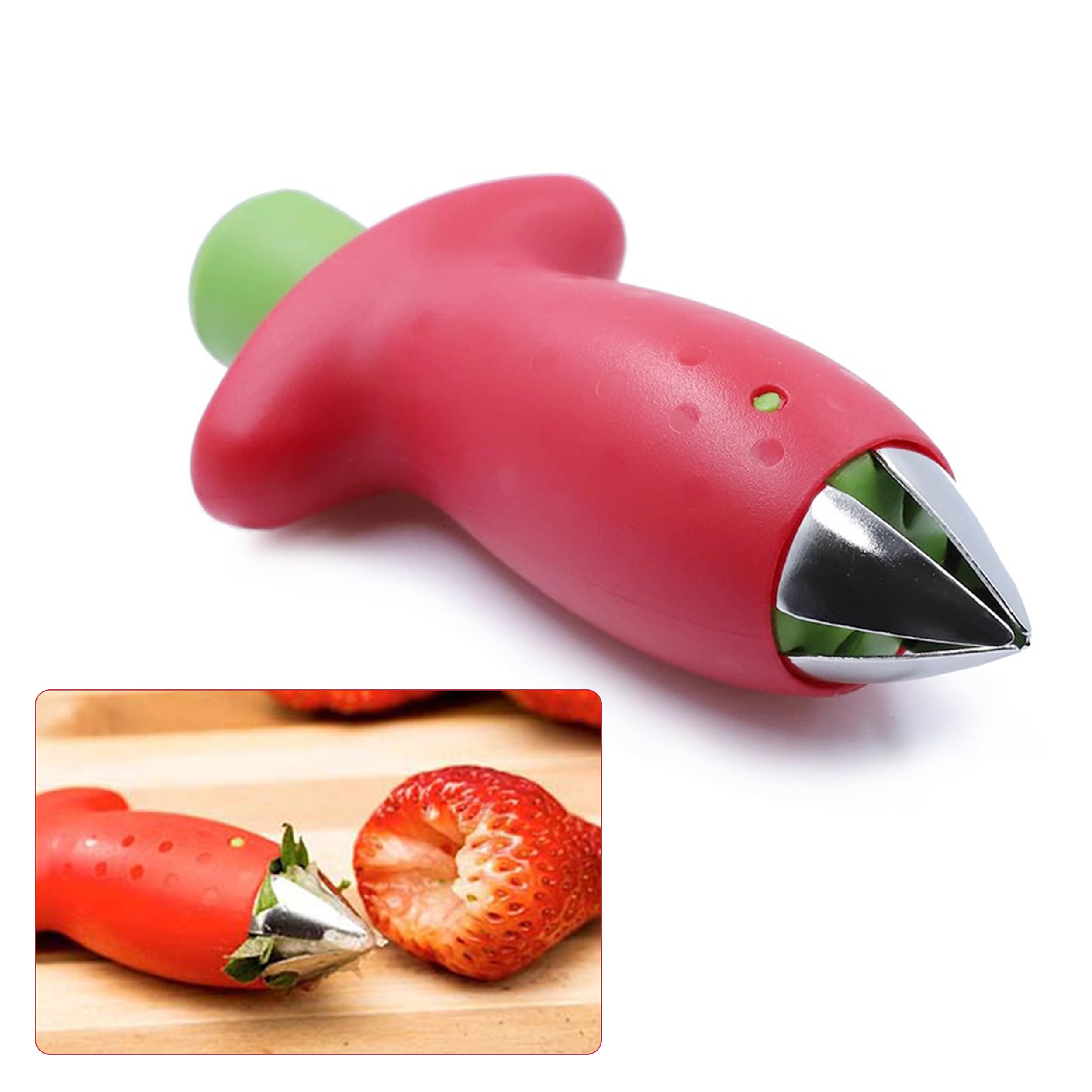 Remover, tomato corer, strawberry remover, kitchen tool tweezers, fruit clip, suitable for fruits and vegetables, suitable for strawberries, pineapples, tomatoes, fruits,