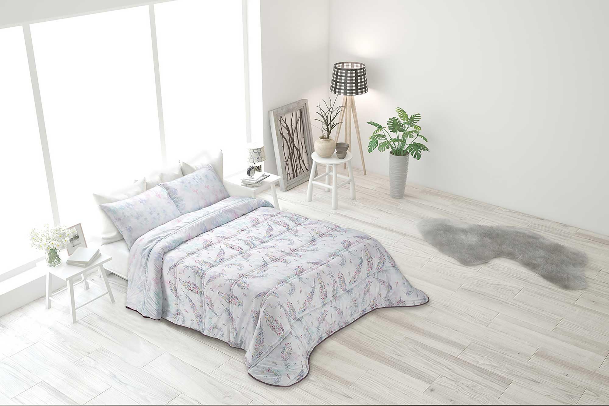 MANTAS MORAPrinted Microfibre Super Soft Duvet 300g Filling Warm Winter P03