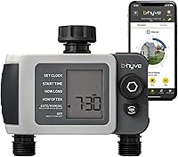 Vista 18 de Orbit 24639 B-hyve XD Temporizador de riego de manguera inteligente de 4 puertos con concentrador Wi-Fi