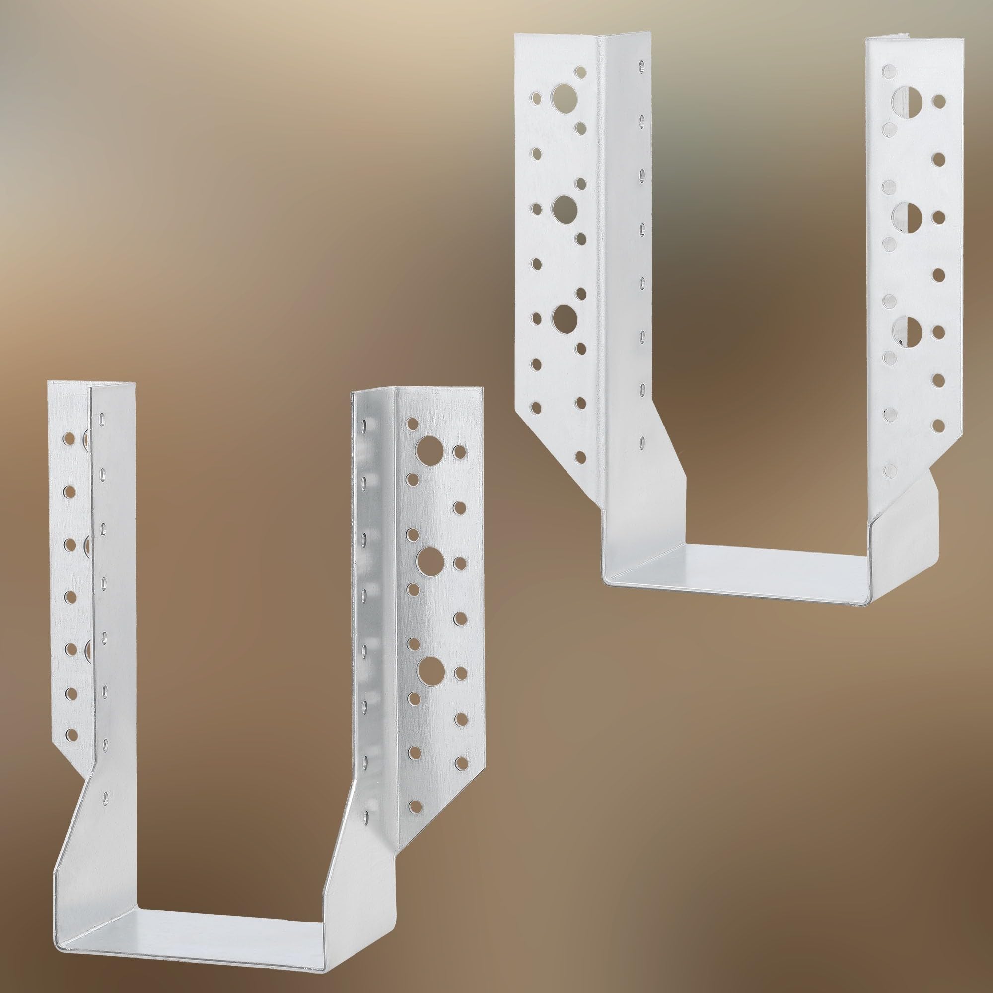 KOTARBAU® - Staffa per travi tipo A, 100 mm, giunti per travi in legno, per costruzione edile esterna, confezione da 10 pezzi
