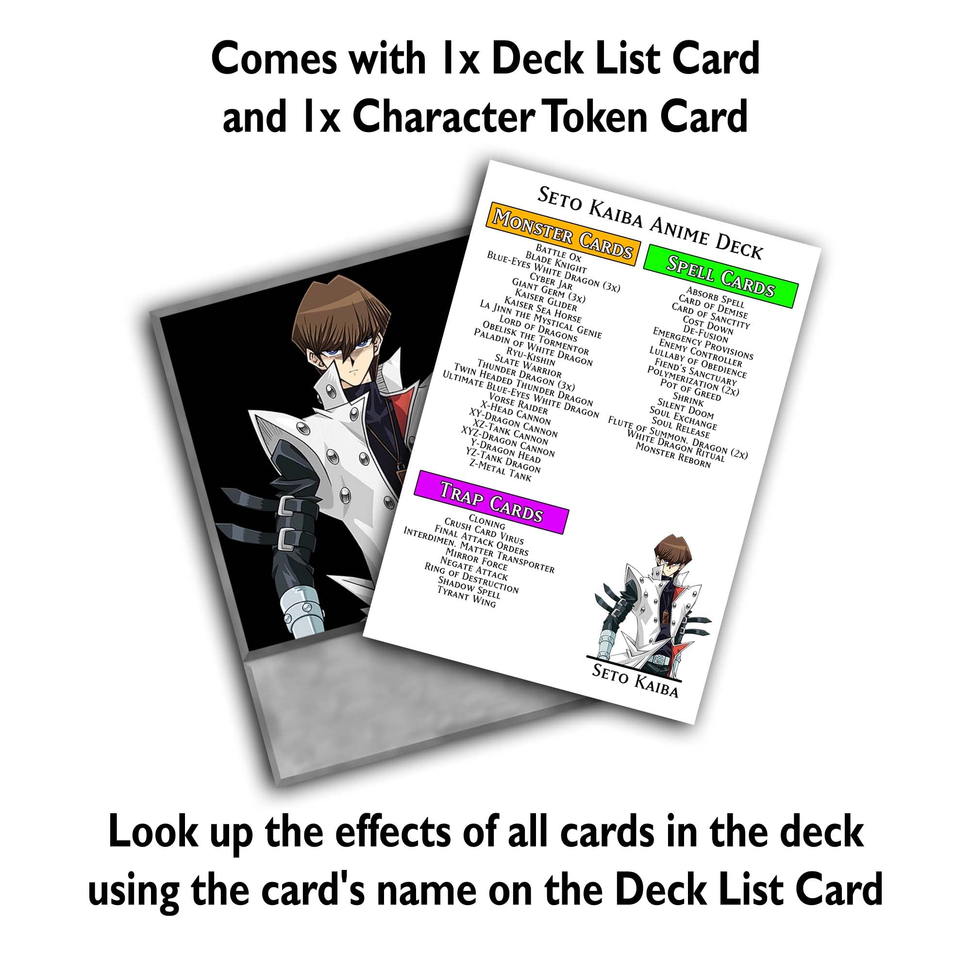 Pokecustoms Seto Kaiba Deck Anime Style Orica Cards (Common) : Amazon.nl:  Toys & Games