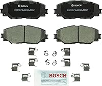 Bosch BC1210 QuietCast Premium Ceramic Front Brake Pads for Toyota Corolla RAV4 Prius V Lexus HS250h Scion xB xD - Quiet Low Dust OE Fit