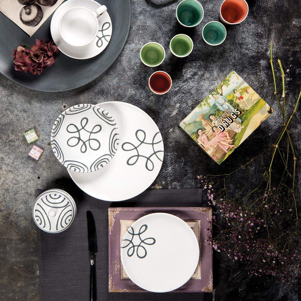 Gmundner Keramik Petit Déjeuner Pour Deux Classique, En CÉRAMIQUE, Pure Dizzy Rouge, 29.5 X 29 X 11 Cm