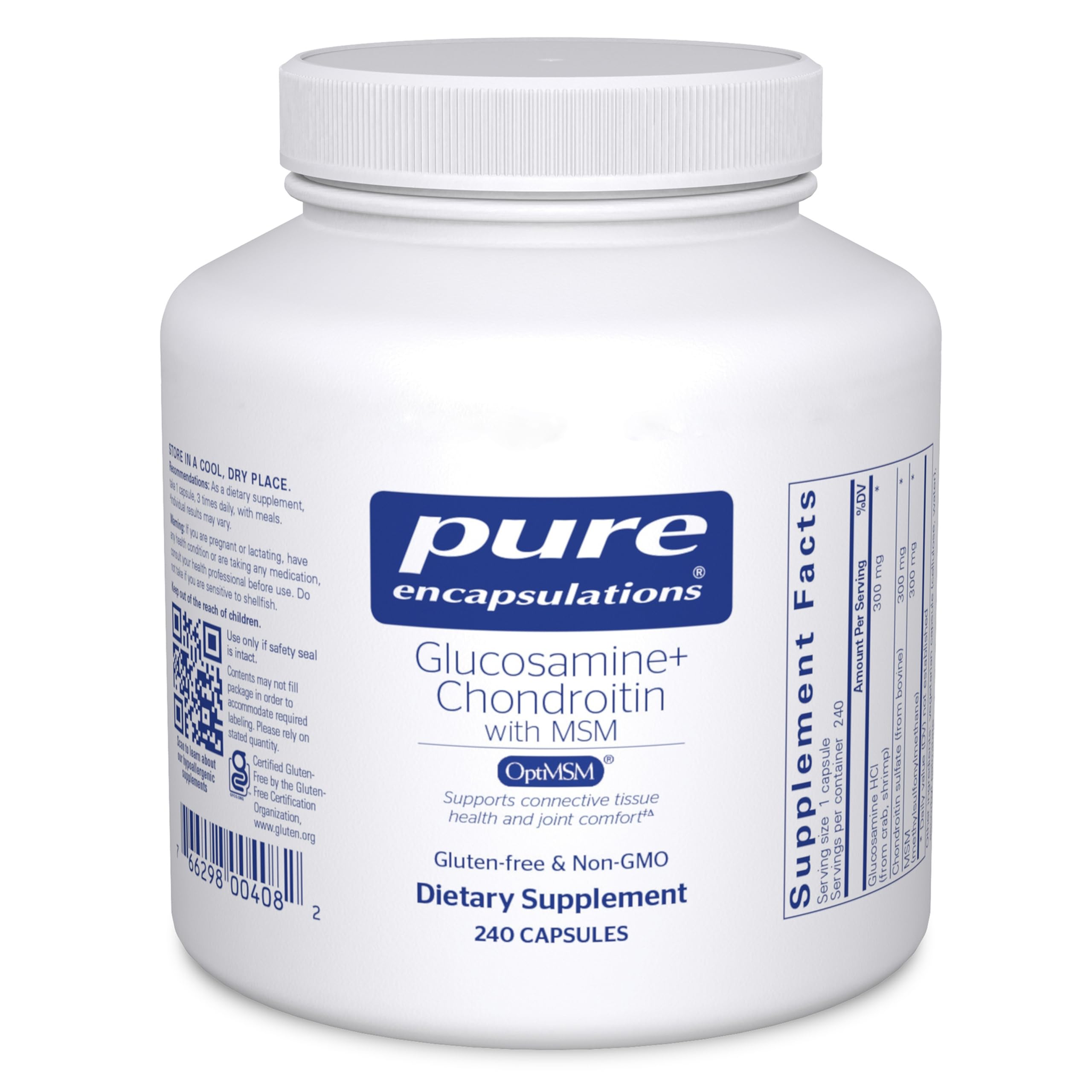 Pure Encapsulations Glucosamine Chondroitin with MSM, 120 Capsules — Amazon image 8