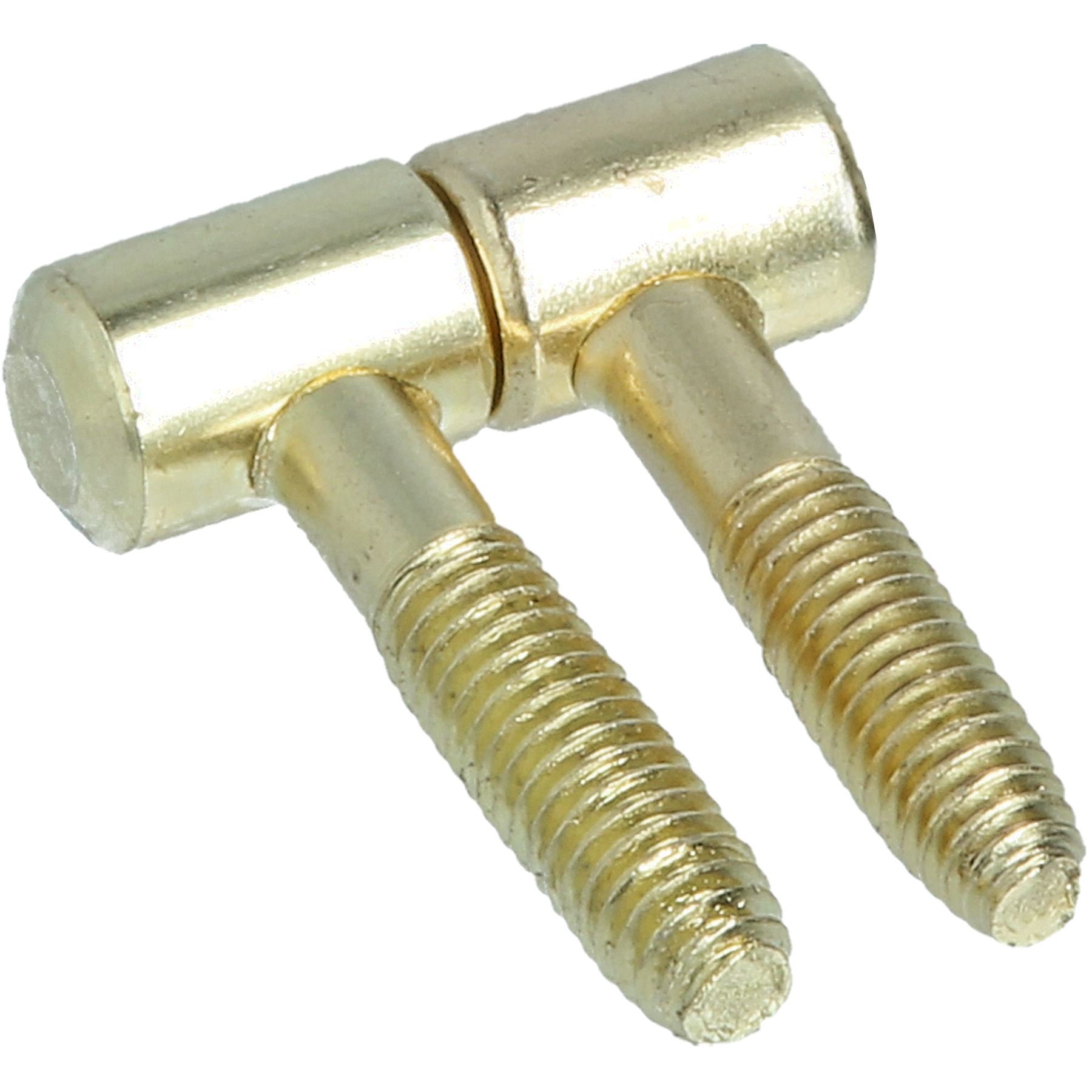 10x Screwless Brass Male & Female Lift Off Hinges