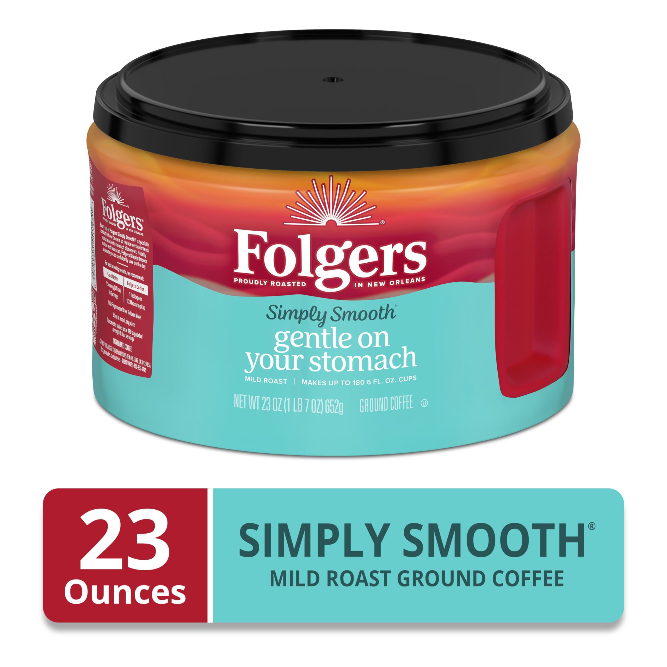 Folgers Simply Smooth Coffee, 652 g