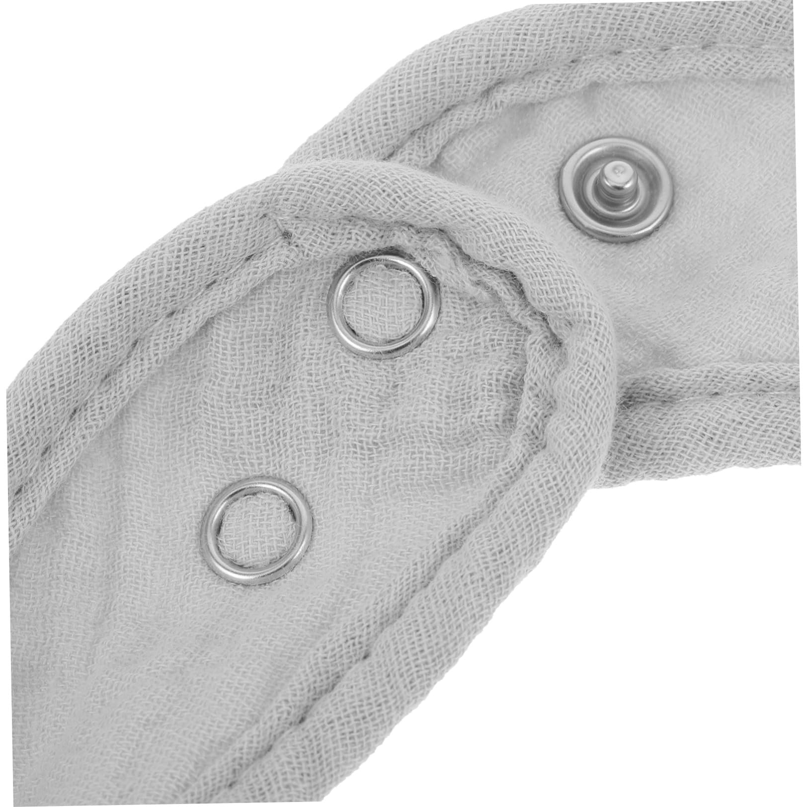 Toyvian Bavaglino per in Cotone Doppio Strato, 10 Bavaglini U Shaped per Uso Quotidiano