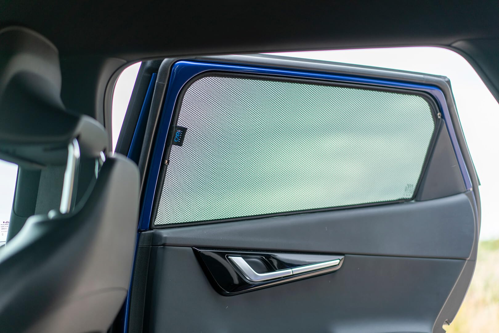Set de Car Shades (Portes arrières) Compatible avec Kia EV6 2021- (2-pièces) Pare-Soleil sur Mesure pour Voiture