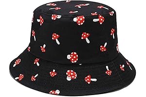 Unisex Print Double-Sided Aesthetic Bucket Hat