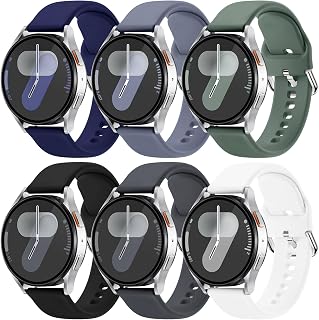 3 Pack Sport Band Compatible for Galaxy Watch 7/6/5/4 Classic(40mm-47mm)