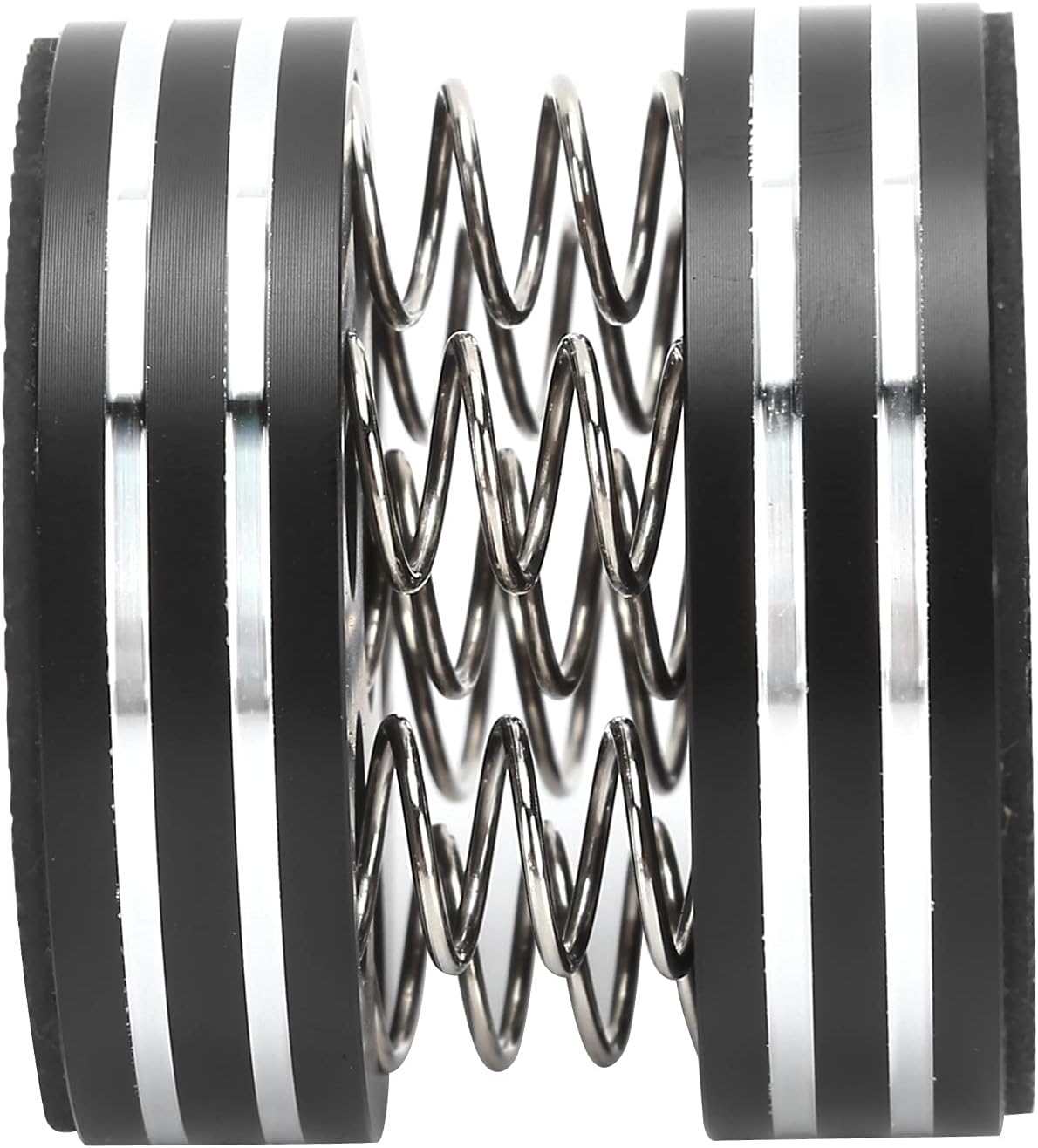 SP4055 Spring Speaker Spikes, Sound Dampening Feet for HiFi Audio Equipment, Professional Aluminum Alloy Rubber Isolation Feet with 304 Stainless Steel (Black)