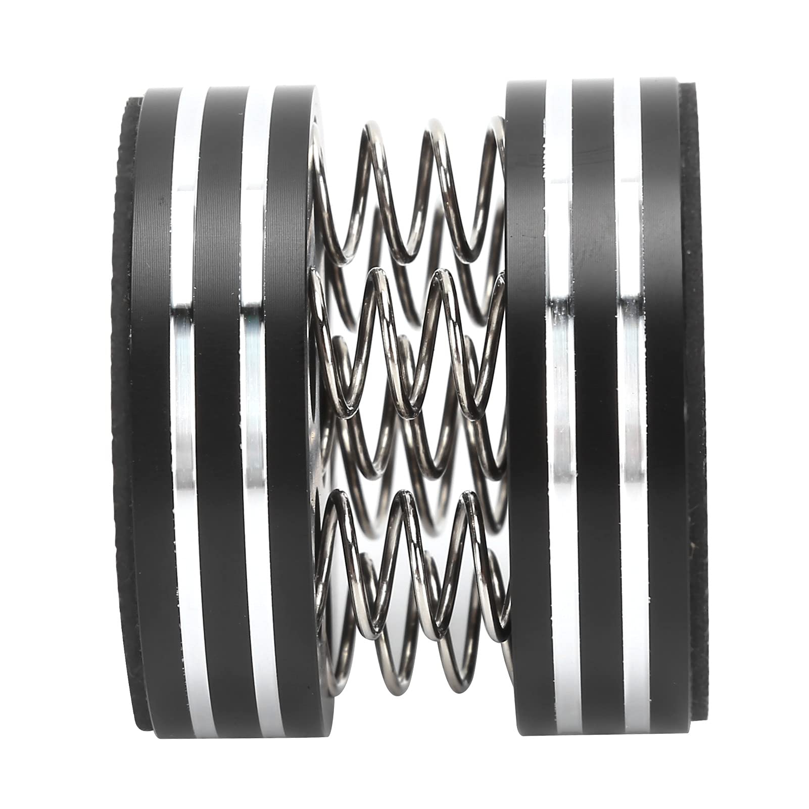 Pieds D'isolation Acoustique, 4 Pièces en Aluminium à Ressort de Haut-parleur Pointes Pieds D'isolation de Plateau Tournant pour Amplificateur/haut-parleur/platine Vinyle/lecteur HiFi(le noir)