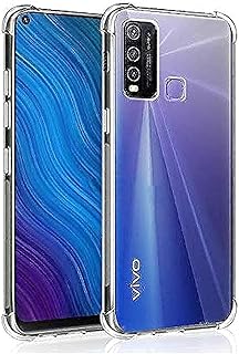 Soft TPU Transparent Anti Slip Scratch Shockproof Resistant Protective Cover for Vivo Y30 / Vivo Y50 - Clear