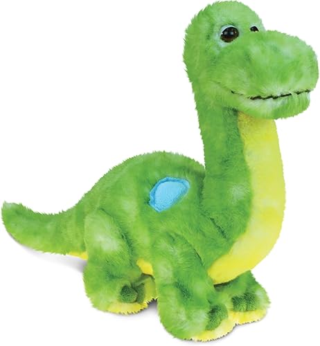 Puzzled DolliBu - Animal de peluche de dinosaurio de peluche, dinosaurio verde abrazable, adorable juguete de peluche de dinosaurio, lindo regalo