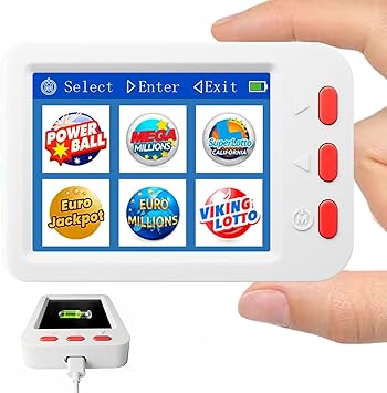 Lottery Ball Machine, AI Lotto Number Generator, Lottery Number Picker Machine, AI Algorithm Probability Picker Device, Lotto Genius AI for Powerball Megamillions and Superlotto