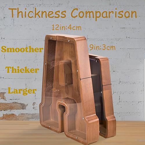 Miniatura 9 de Alcancía de madera grande personalizada para niños, alcancía de letras para niños y niñas, regalo de cumpleaños (S